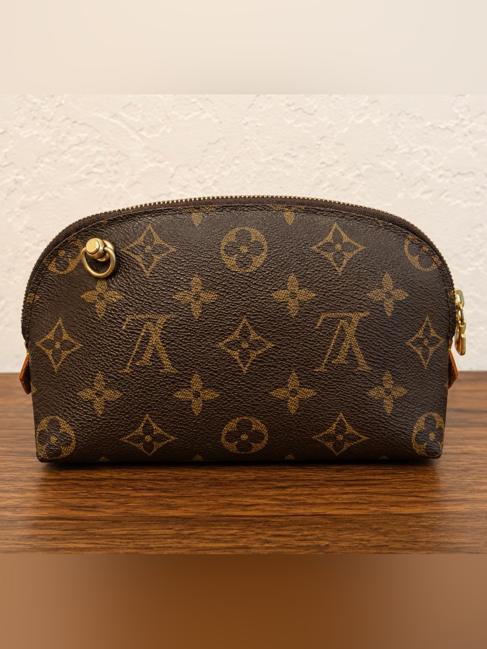 Vintage Louis Vuitton monogram cosmetic pouch